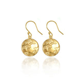 Gold Gingko Leaf Earrings