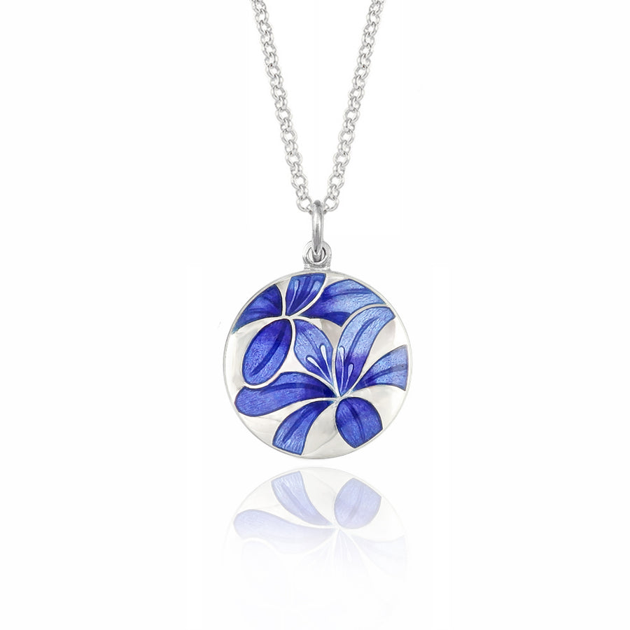 Ink Blue Agapanthus Necklace Limited Edition
