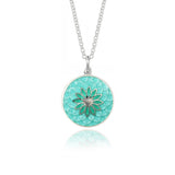 Mint Dahlia Necklace