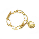 Chunky Gold Rue Bracelet