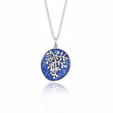 Enamel Rue Ink Blue Pendant