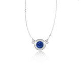 Sapphire Bloom Necklace