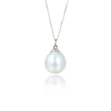 South Sea Pearl Hydrangea 18ct White Gold Necklace
