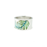 Enamel Fern Ring
