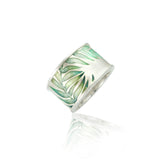Enamel Fern Ring