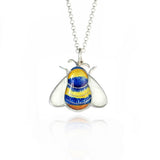 Bumble Bee "Early" Enamelled Pendant