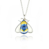 Bumble Bee "Southern Cuckoo" Enamelled Pendant