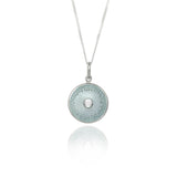 Pale Grey Diatom Pendant