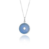 Pale Blue Diatom Pendant