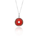 Red Diatom Pendant