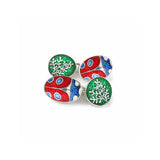 Ladybird & Rue Enamelled Chain Cufflinks
