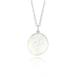 Enamel Rue White Pendant