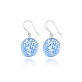 Enamel Rue Pale Blue Earrings