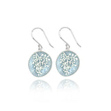 Enamel Rue Pale Grey Earrings