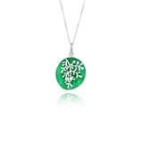 Enamel Rue Green Small Pendant
