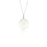 Enamel Rue White Small Pendant