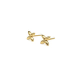 Hydrangea Gold Small Studs