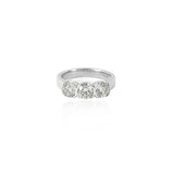 Triple Diamond Platinum Ring